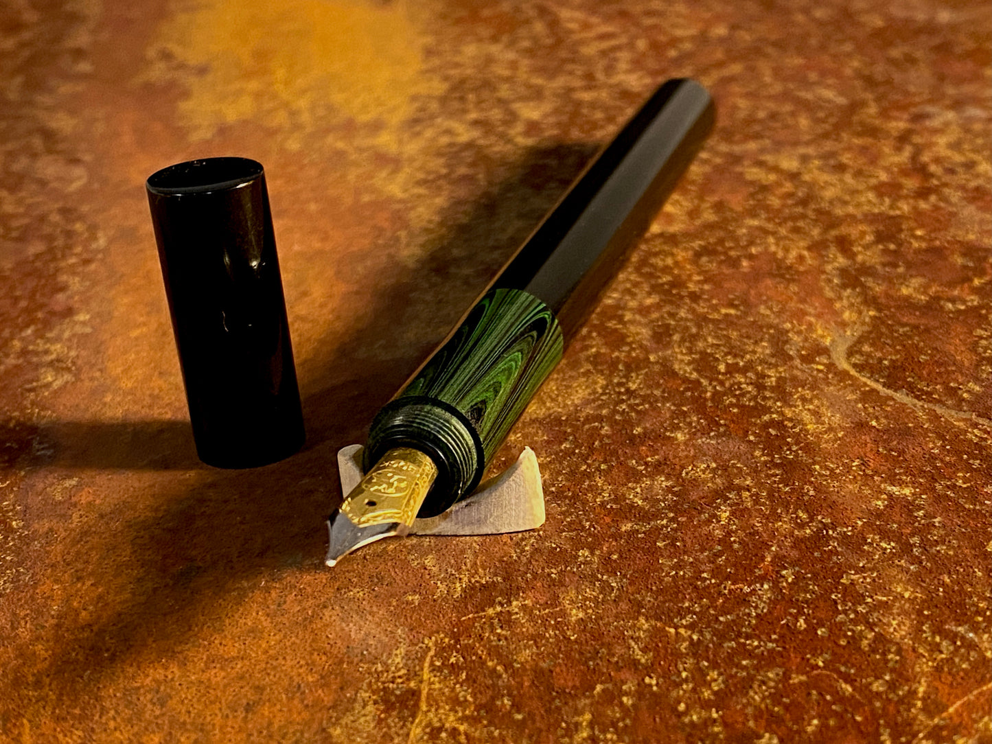 Drops (green/black) waves