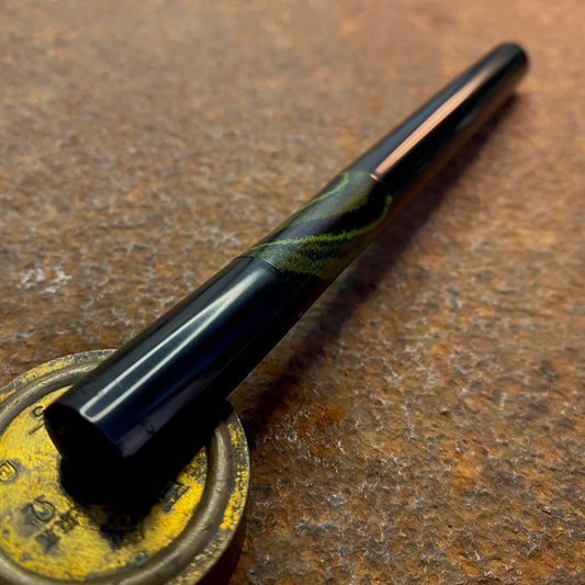 月夜 "moonlit" Black / Yellow green vortex