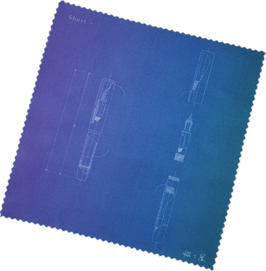 ショート+ (Short +) クリーニングクロス パープルグラデーション